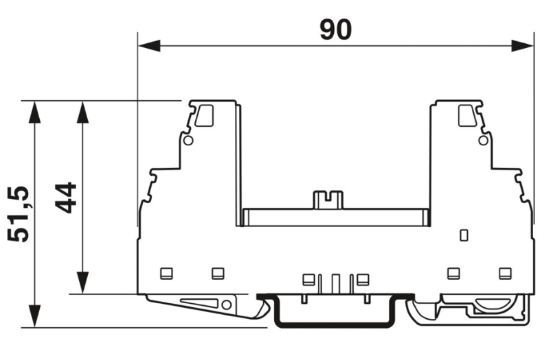 PT 2X2-BE-電涌保護(hù)器-基座 2839208